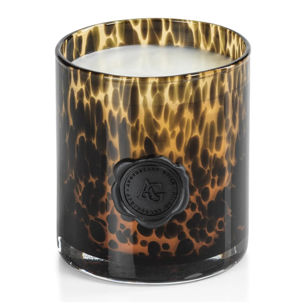 AG Opal Glass Candle – Amber & Black