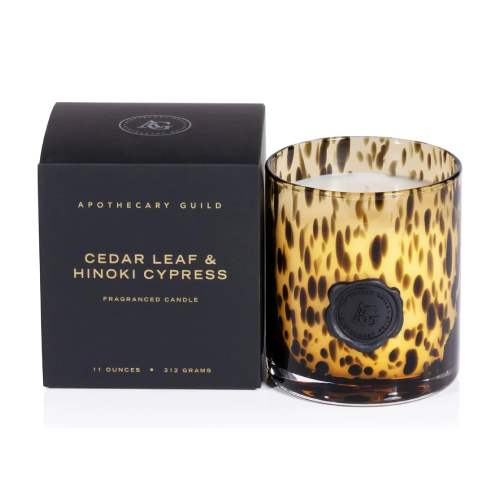 AG Opal Glass Candle – Amber & Black